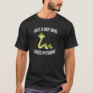 Schlange Pet Boy Just A Boy, die Liebe Python Schl T-Shirt