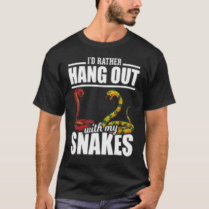 Schlange Predator Pet Reptile Keeper Schlange T-Shirt