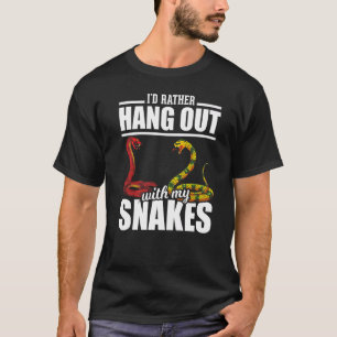 Schlange Predator Pet Reptile Keeper Schlange T-Shirt