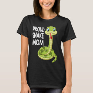 Schlange Python Mama Reptil Damen Schlangen T-Shirt
