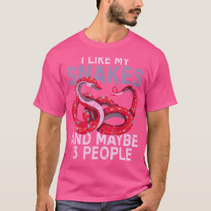 Schlange Raubtier Reptile Haustier Schlange T-Shirt