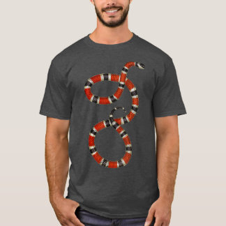 Schlange Red Black Coral Snake Educational T-Shirt