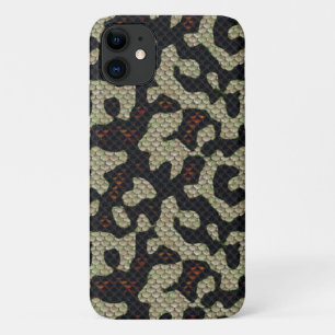 Schlange Reptil wie digitale Textur Print Case-Mate iPhone Hülle