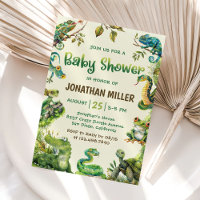 Schlange Reptile Babydusche