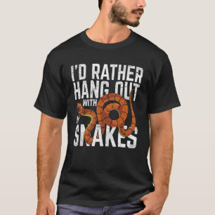 Schlange Reptile Keeper Tierraubtier Schlange T-Shirt