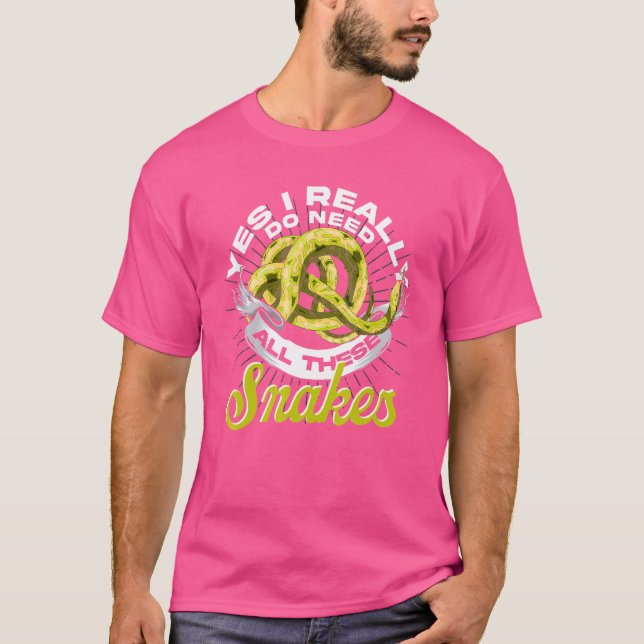 Schlange Reptile Keeper Tierschlange T-Shirt (Vorderseite)