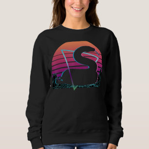 Schlange Retro Sweatshirt