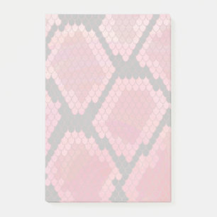 Schlange Schwarz und Rot Print Post-it Klebezettel