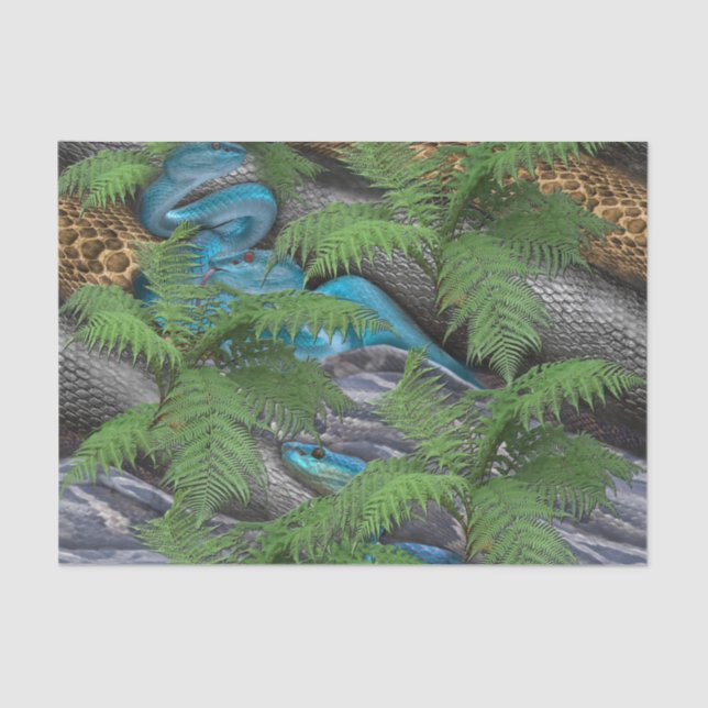 Schlange Seidenpapier (Vorderseite)