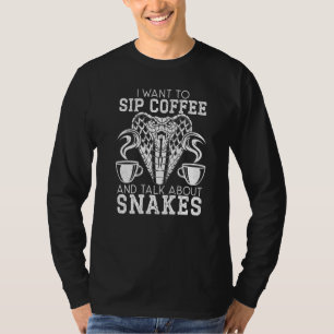 Schlange Serpentologe Tier Haustier Schlange T-Shirt
