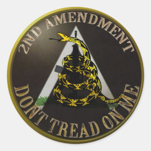 SCHLANGE SHIELDAjpg Runder Aufkleber