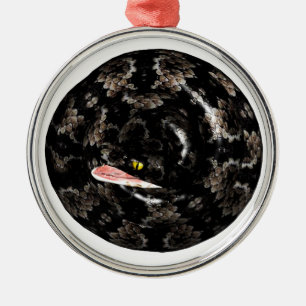 Schlange Silbernes Ornament