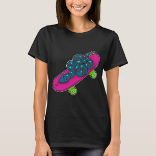 Schlange Skater Skateboard T-Shirt