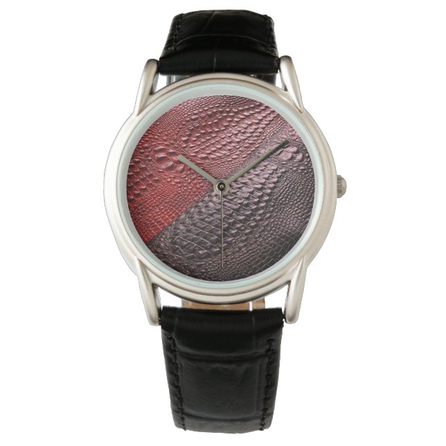 Schlange Skin Texture Armbanduhr (Vorderseite)