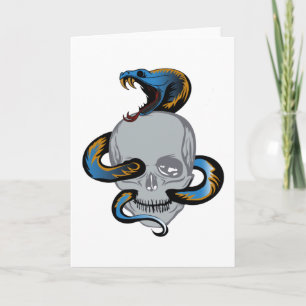 Schlange Skull Skull Tattoo Karte