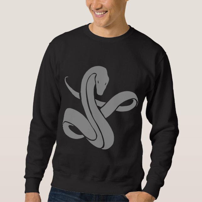 Schlange Sweatshirt (Vorderseite)