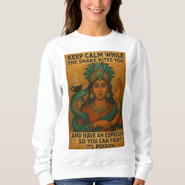 Schlange Sweatshirt (Vorderseite)