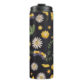 Schlange- und Blumenmärchen Thermosbecher