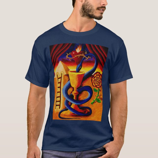 Schlange und Chalice T-Shirt (Vorderseite)