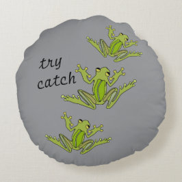 Schlange und Froschwirbel Kissen