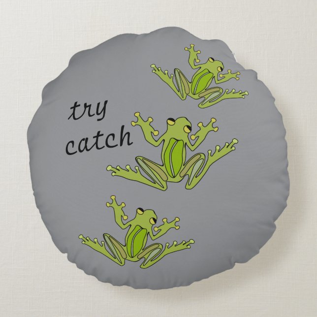 Schlange und Froschwirbel Kissen (Rückseite)