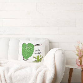 Schlange und Froschwirbel Kissen