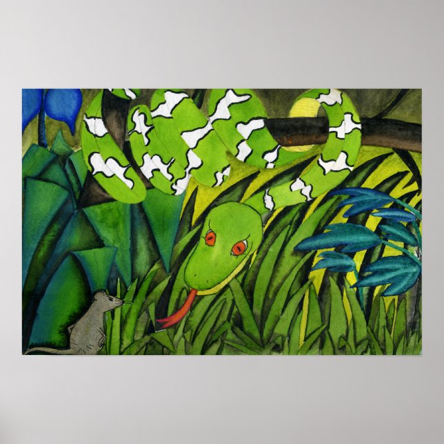 Schlange und Ratten Poster (Vorne)