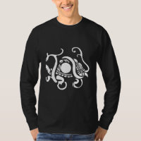 Schlange und Schildkröte T - Shirt - Große Logos