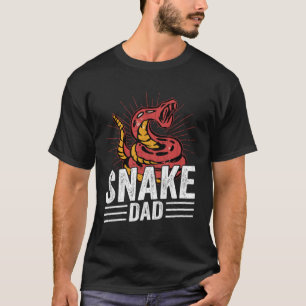 Schlange Vater Reptiles Pet Reptile Eigentümer Gra T-Shirt