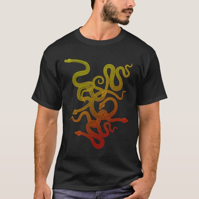 Schlange Ventwurf T-Shirt (Vorderseite)