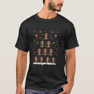 Schlange Weihnachtsbaumleuchten für Männer Frauen T-Shirt