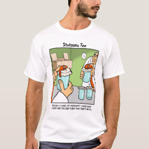 Schlange, welche die Schlange Cartoon-Milk T-Shirt