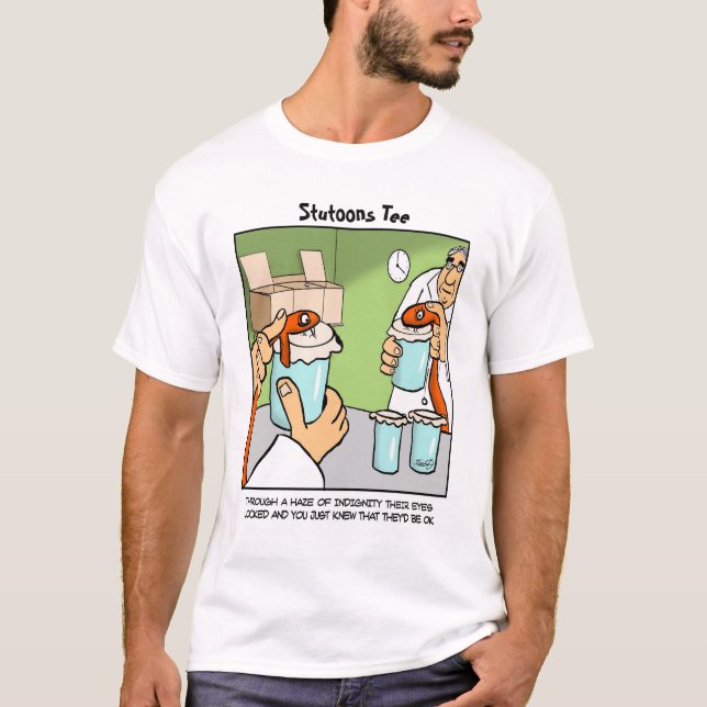 Schlange, welche die Schlange Cartoon-Milk T-Shirt (Vorderseite)