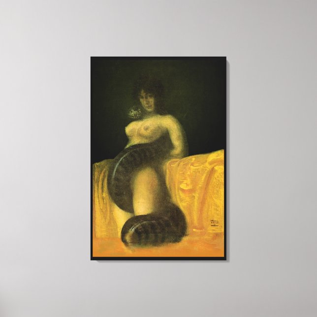 SchlangeGrl Stretched Leinwand Wall Art 24x36 (THI (Vorderseite)