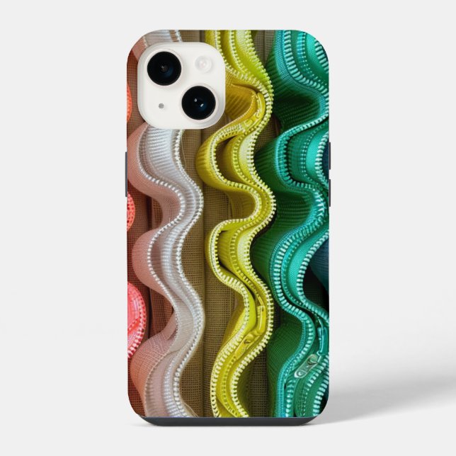 Schlängelnder Regenbogen iPhone Hülle (Rückseite)