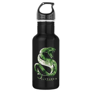 Schlangen-Aquarell Harry Potters SLYTHERIN™ Edelstahlflasche