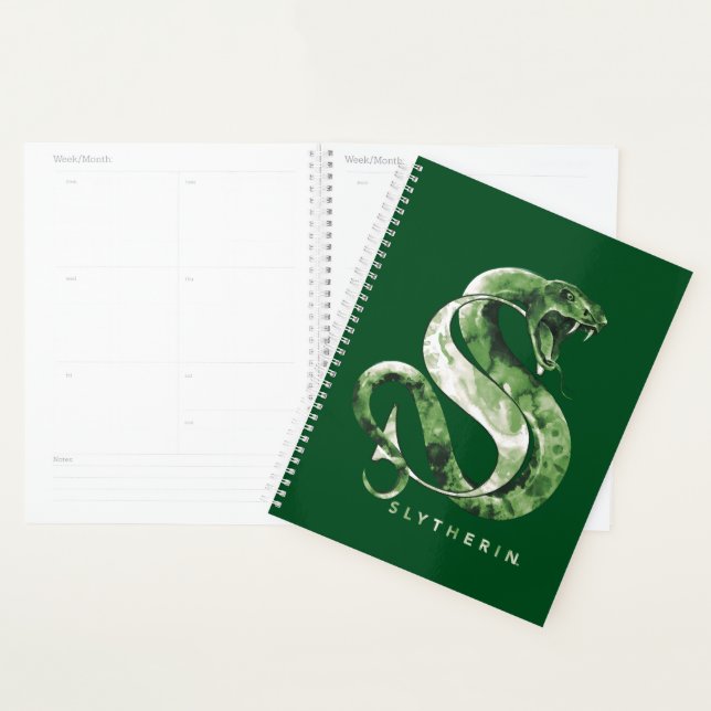 Schlangen-Aquarell Harry Potters | SLYTHERIN™ Planer (Anzeige)