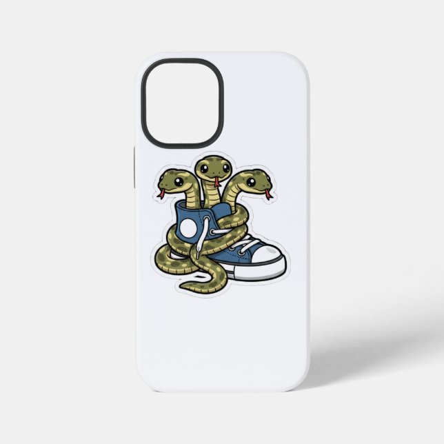 Schlangen auf Schuhen iPhone Hülle (Rückseite)