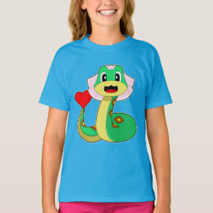 Schlangen-Braut-Herz-Hochzeit T-Shirt
