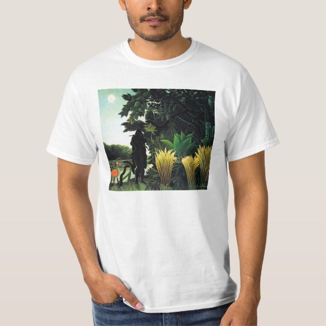 Schlangen-Charmeur-T - Shirt Henri Rousseau (Vorderseite)