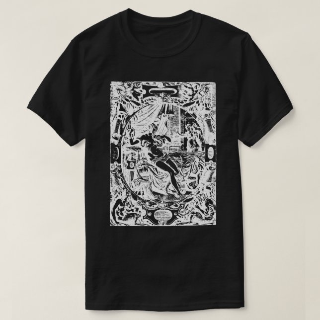 Schlangen-Dame T-Shirt (Design vorne)