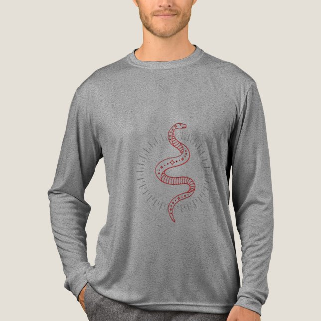Schlangen gedrucktes Shirt (Vorderseite)