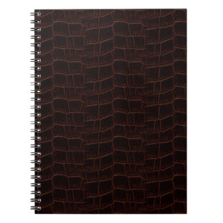 Schlangen-Haut-Leder-Notizbuch 4b - Notizblock