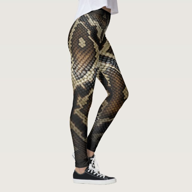 Schlangen-Haut-Leggings Leggings (Rechts)