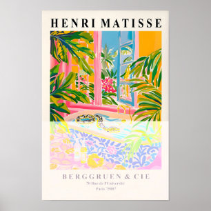 Schlangen-im-Badewannen-Poster, Matisse-Druck, Dop Poster