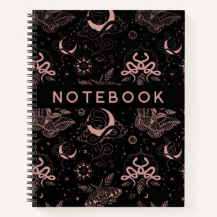 Schlangen Moons Moths Magisch Notizbuch