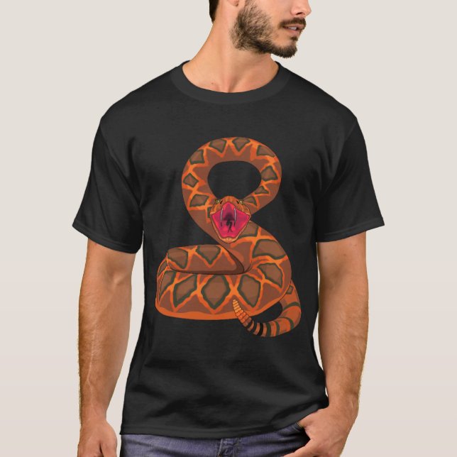 Schlangen-Shirt T-Shirt (Vorderseite)