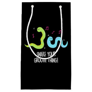 Schlangen Sie Ihren Groove, die lustige Disco Pun  Kleine Geschenktüte
