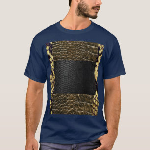 Schlangen Skins Fashion Texture Foto Design T-Shirt