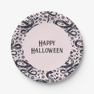Schlangen themed Halloween-Papierteller Pappteller